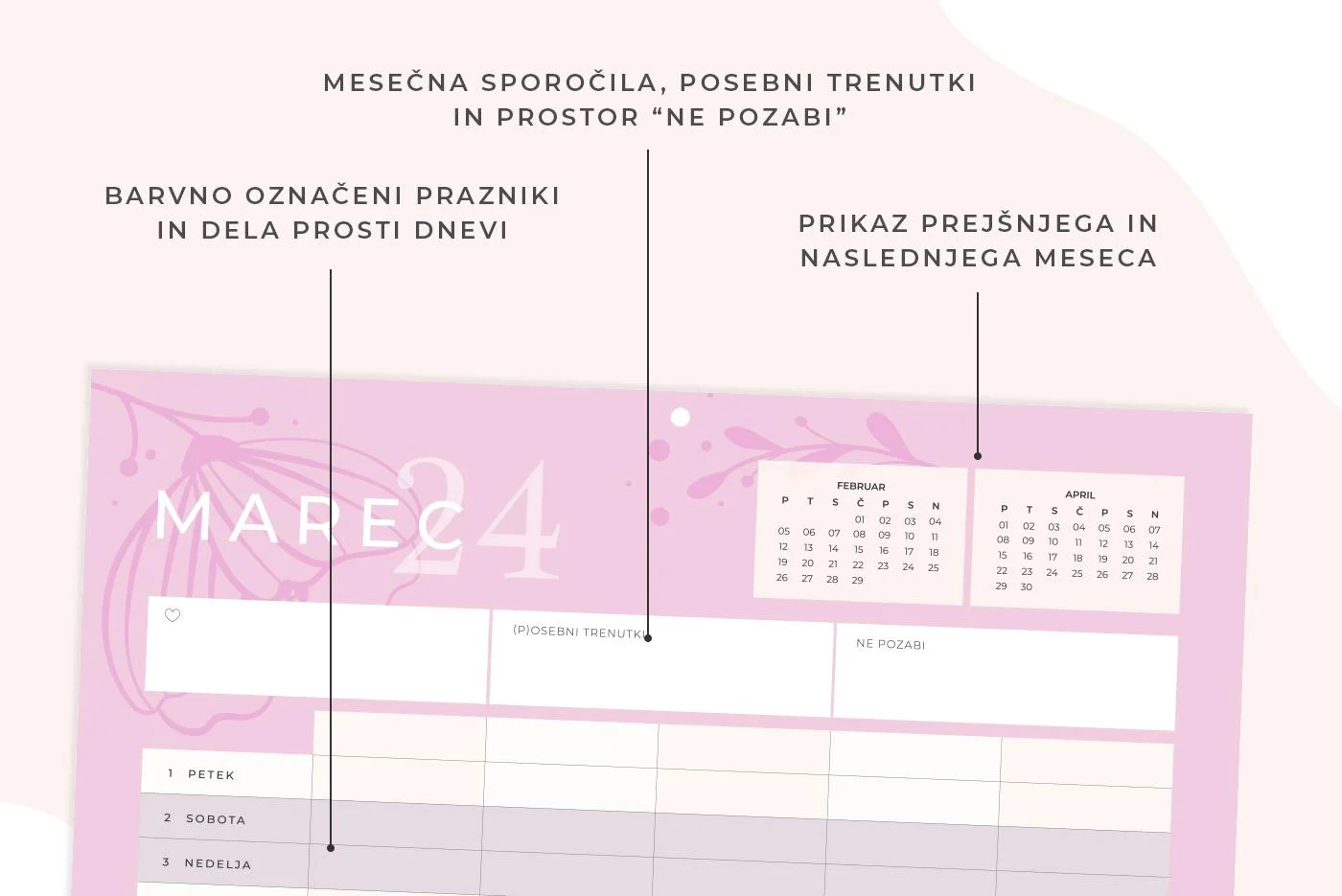 Najbolj DRUŽINSKI KOLEDAR 2024 - 3